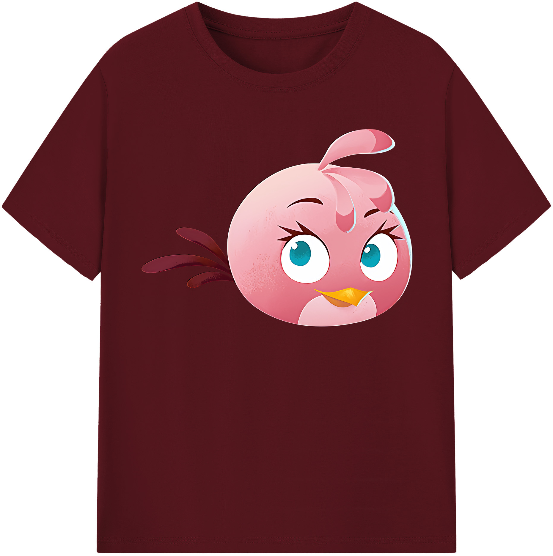 （画像用） Angry Birds アングリーバード 綿100％半袖Tシャツ（フロントプリント）